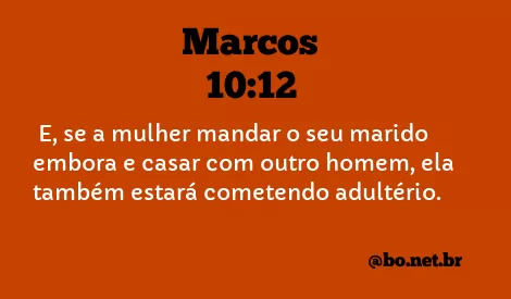 Marcos 10:12 NTLH
