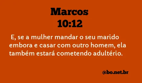 Marcos 10:12 NTLH