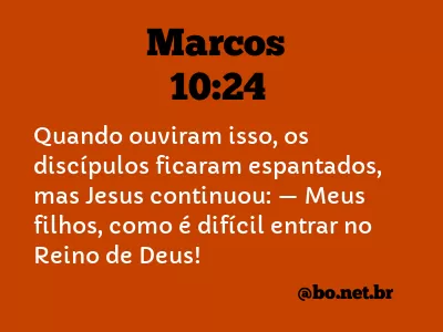 Marcos 10:24 NTLH