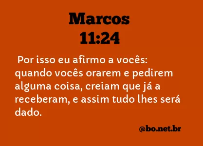 Marcos 11:24 NTLH