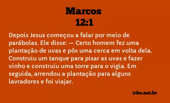 Marcos 12:1 NTLH