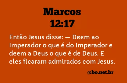 Marcos 12:17 NTLH