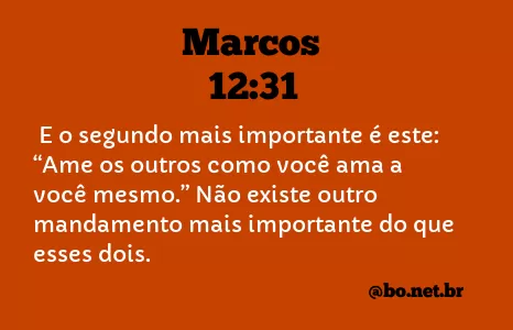 Marcos 12:31 NTLH