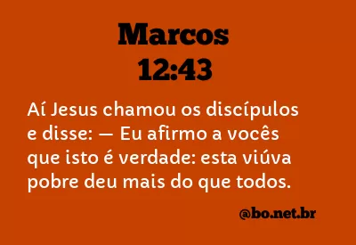 Marcos 12:43 NTLH