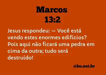 Marcos 13:2 NTLH