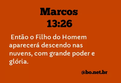 Marcos 13:26 NTLH