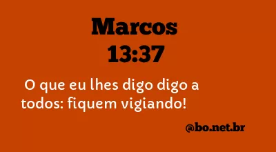 Marcos 13:37 NTLH