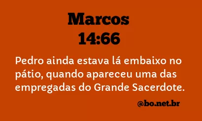 Marcos 14:66 NTLH