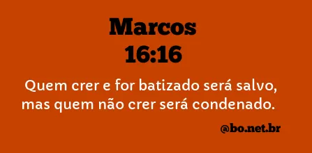 Marcos 16:16 NTLH