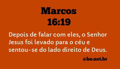 Marcos 16:19 NTLH