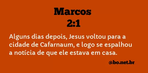 Marcos 2:1 NTLH
