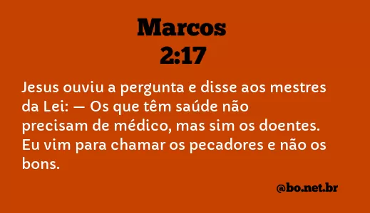 Marcos 2:17 NTLH