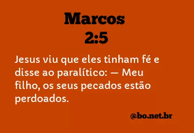 Marcos 2:5 NTLH