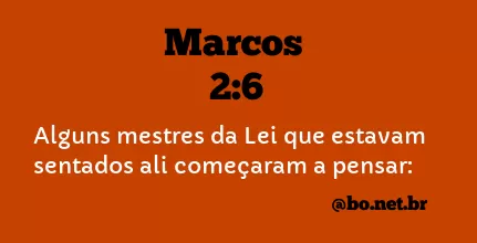 Marcos 2:6 NTLH