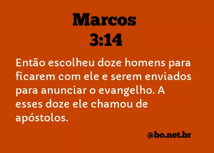 Marcos 3:14 NTLH
