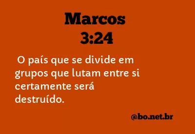 Marcos 3:24 NTLH