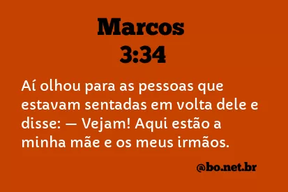 Marcos 3:34 NTLH