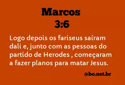 Marcos 3:6 NTLH