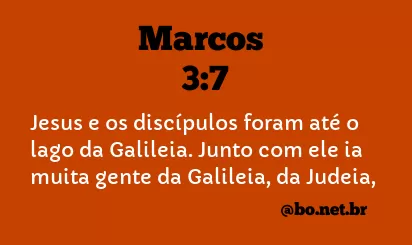 Marcos 3:7 NTLH