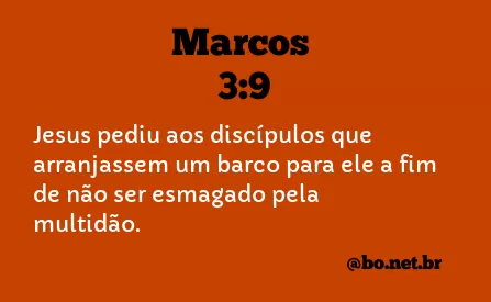 Marcos 3:9 NTLH