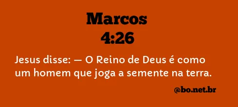 Marcos 4:26 NTLH