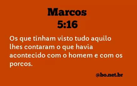 Marcos 5:16 NTLH