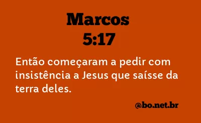 Marcos 5:17 NTLH