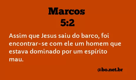 Marcos 5:2 NTLH