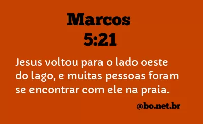 Marcos 5:21 NTLH