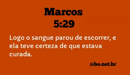 Marcos 5:29 NTLH