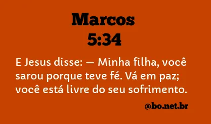 Marcos 5:34 NTLH