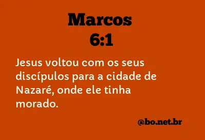 Marcos 6:1 NTLH