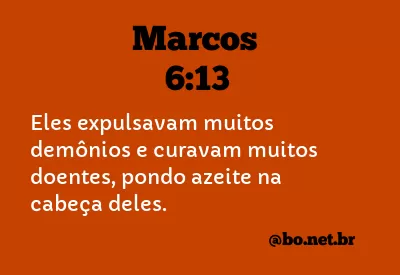 Marcos 6:13 NTLH