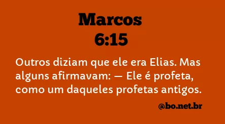 Marcos 6:15 NTLH