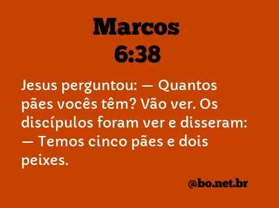 Marcos 6:38 NTLH