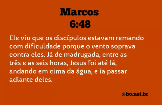 Marcos 6:48 NTLH