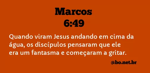 Marcos 6:49 NTLH