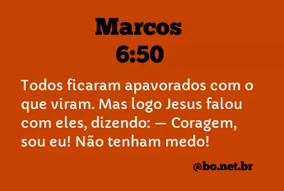 Marcos 6:50 NTLH
