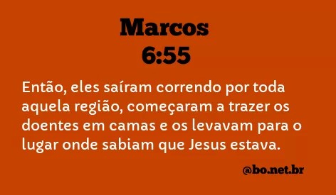 Marcos 6:55 NTLH