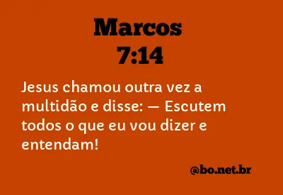 Marcos 7:14 NTLH