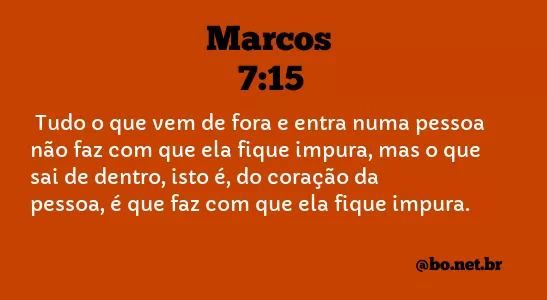 Marcos 7:15 NTLH