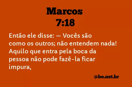 Marcos 7:18 NTLH
