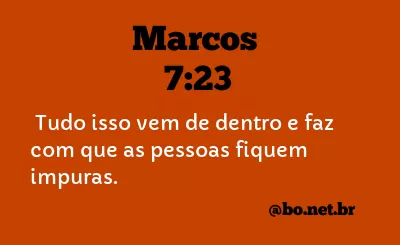 Marcos 7:23 NTLH