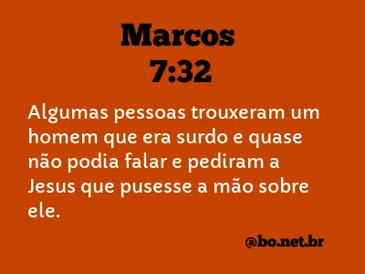 Marcos 7:32 NTLH