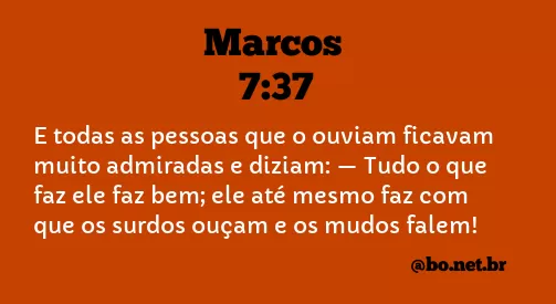 Marcos 7:37 NTLH