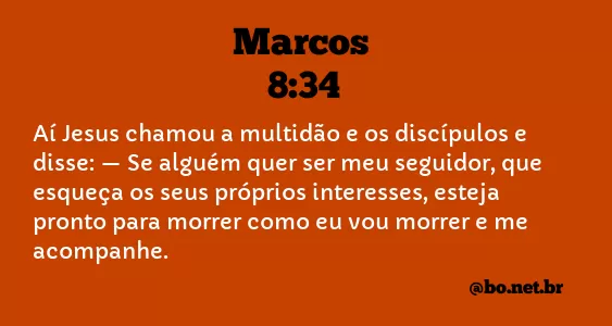 Marcos 8:34 NTLH