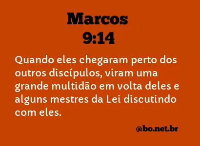 Marcos 9:14 NTLH