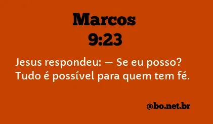 Marcos 9:23 NTLH