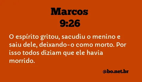 Marcos 9:26 NTLH