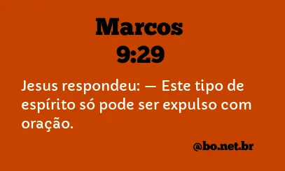 Marcos 9:29 NTLH